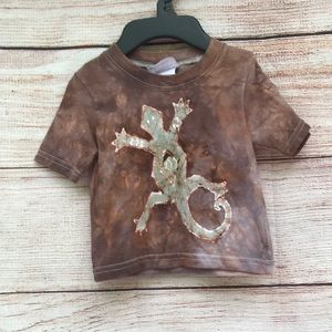 Infant Lizard batik T-shirt 6 months